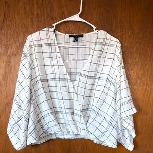 White Forever 21 blouse